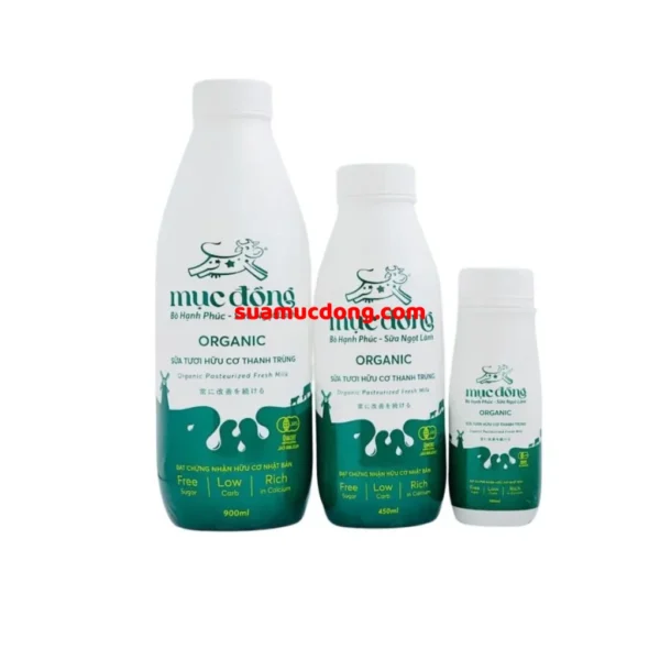Sữa tươi Mục Đồng đóng Chai (Bò - Không đường)