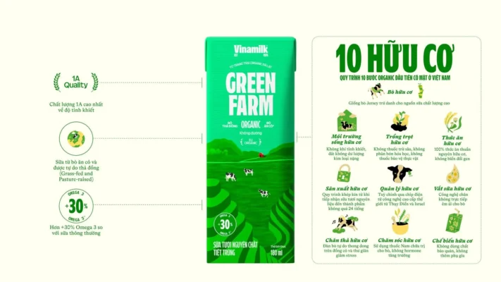 Sữa organic Vinamilk có tốt không và những điều bạn cần biết